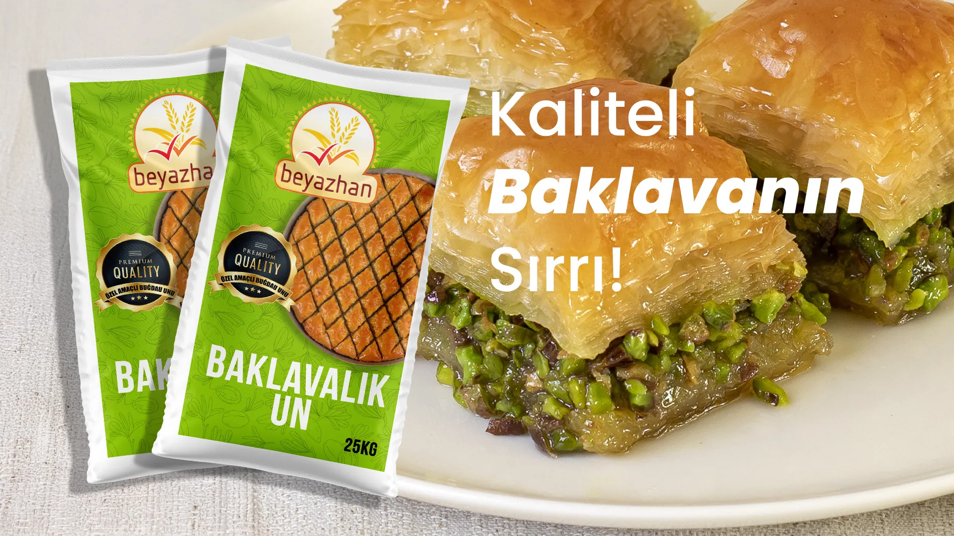 Kaliteli baklavanın sırrı: Beyazhan baklavalık un